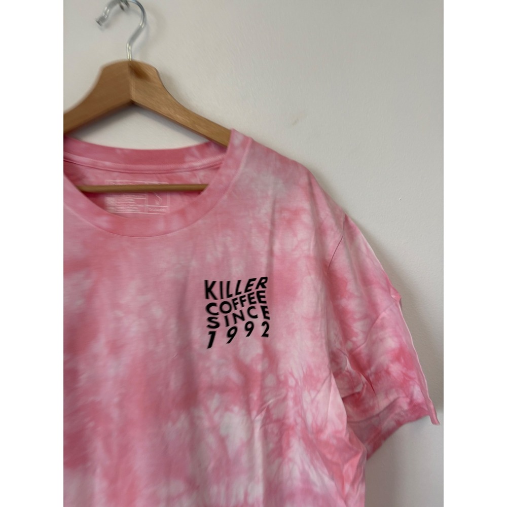 Dutch Bros Pink Tie-Dye T-Shirt – "Killer Coffee Since 1992" – XL – NWOT - Picture 2 of 4